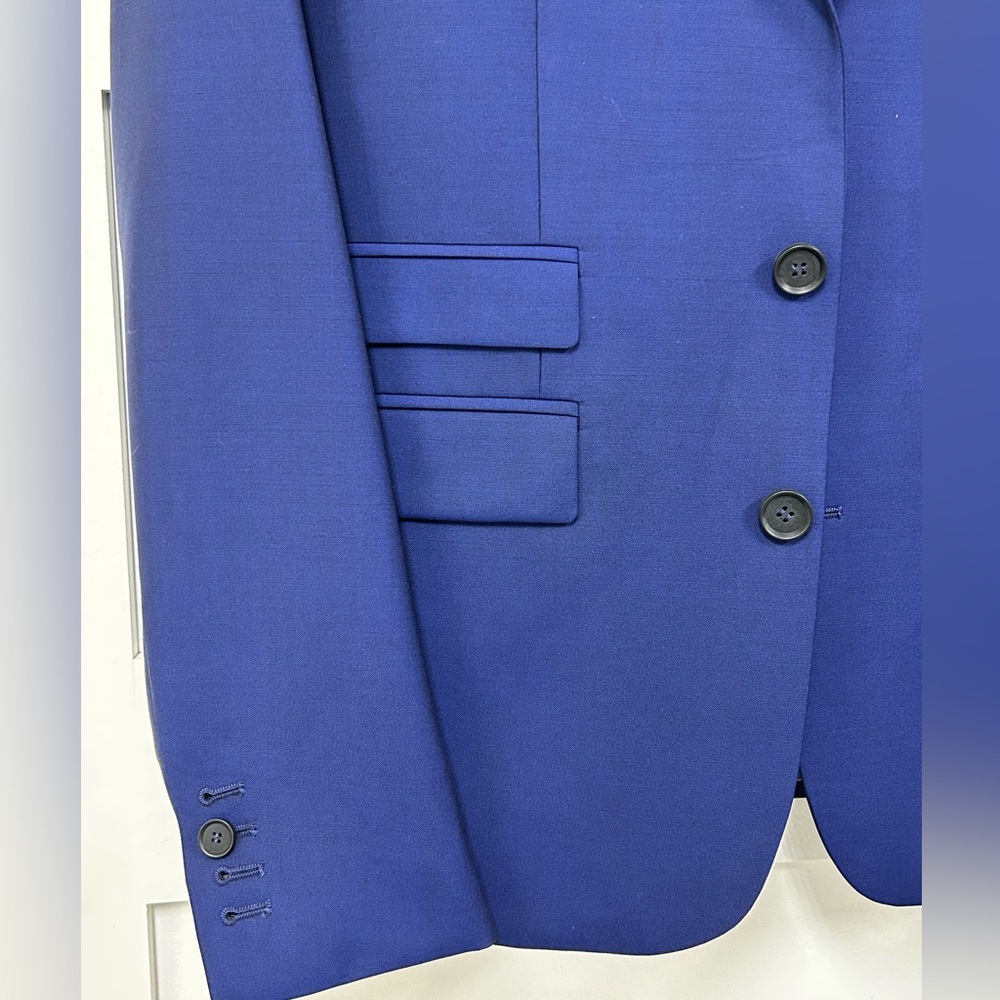 THE KOOPLES - Marine Officer Slim Fit Blazer in Navy - size 34 - Picture 5 of 13